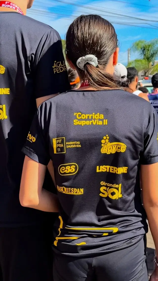 Camiseta oficial da Corrida Supermercado Via II