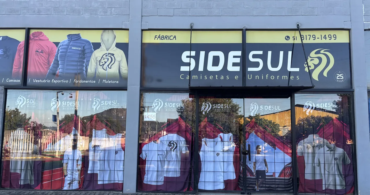 Fachada da fábrica da Sidesul em Montenegro/RS